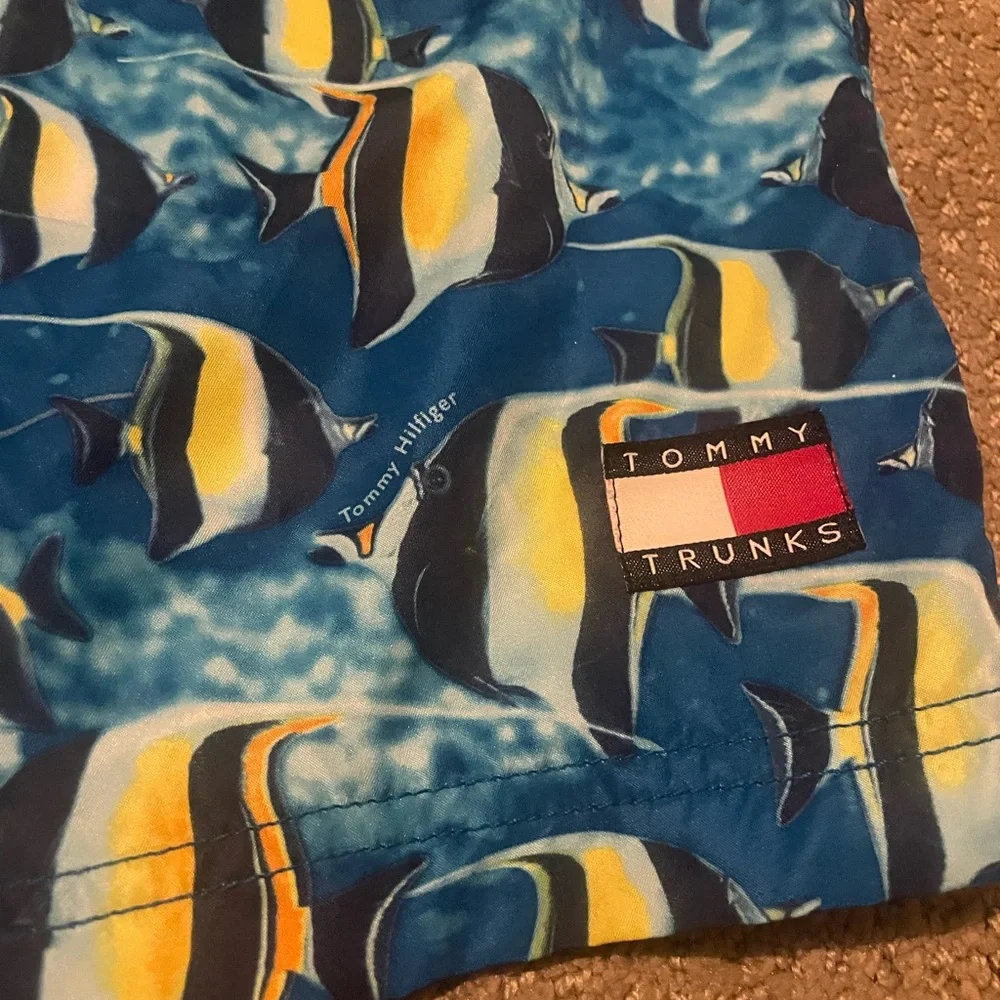 Tommy Hilfiger‎ Vintage Hawaiian Fish Trunks XL
